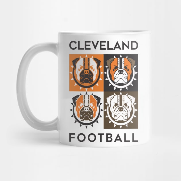 Cleveland Football by Public Domain Comics